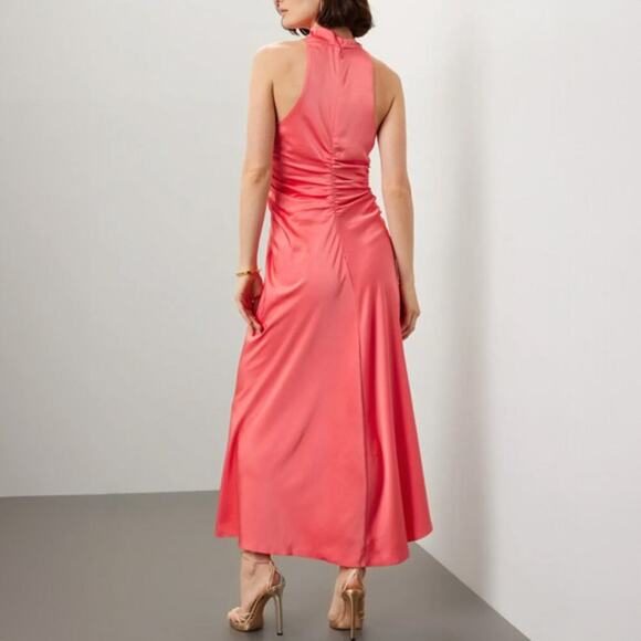 A.L.C. Coral Pink Inez Maxi Dress Size 0 - Picture 3 of 8